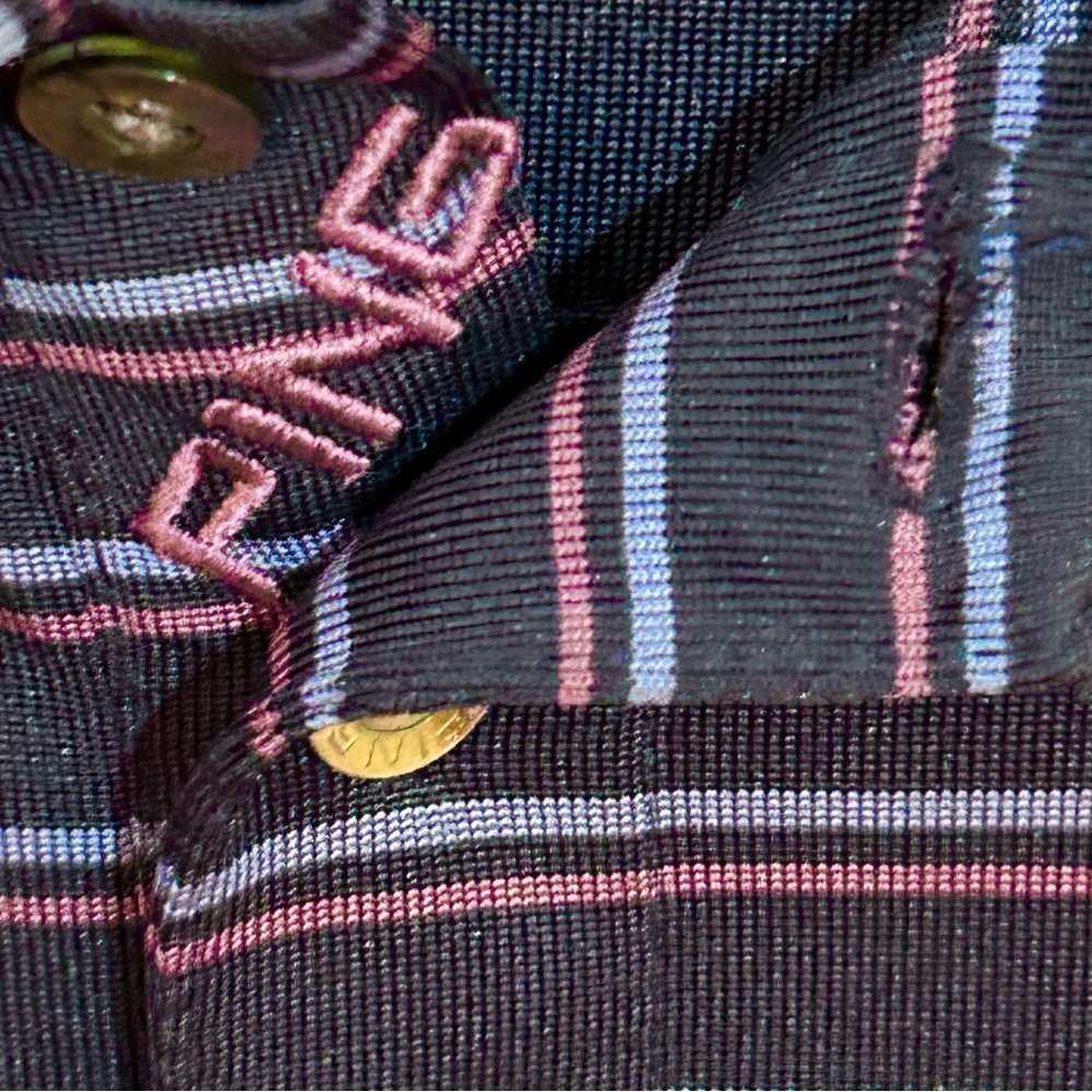 Ping Golf Performance Dynamics Blue Striped Polo … - image 4